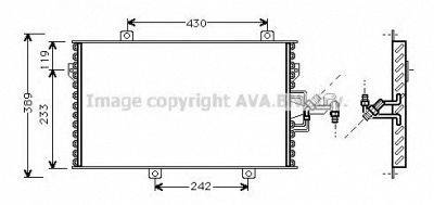 AVA QUALITY COOLING ft5153 -  Конденсатор, кондиционер